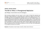 The Mirror Effect: A Preregistered Replication